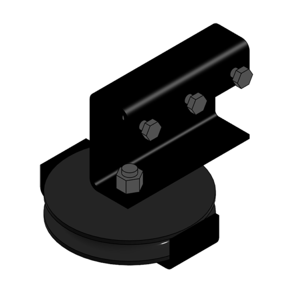 I-Beam Track Single End Pulley